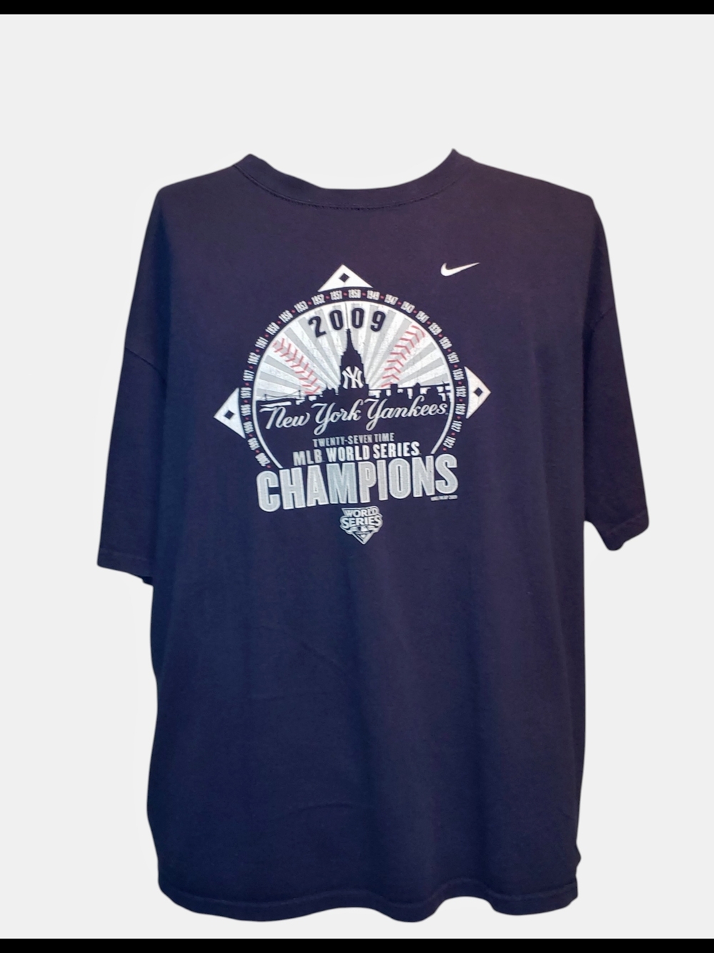 Nike New York Yankees 2009 World Series Champions T-Shirt MLB Official